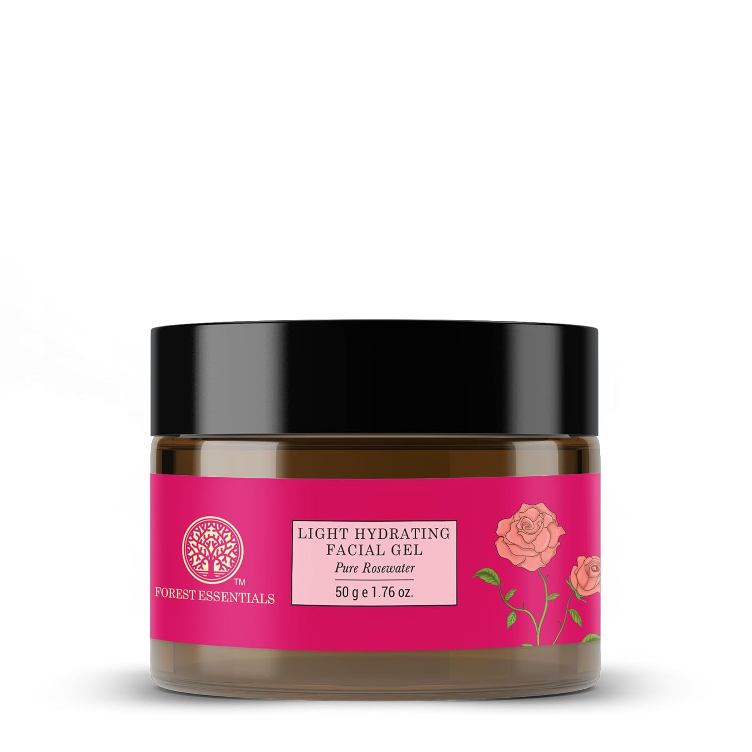 Forest Essentials Light Hydrating Facial Gel with Pure Rosewater – 50g