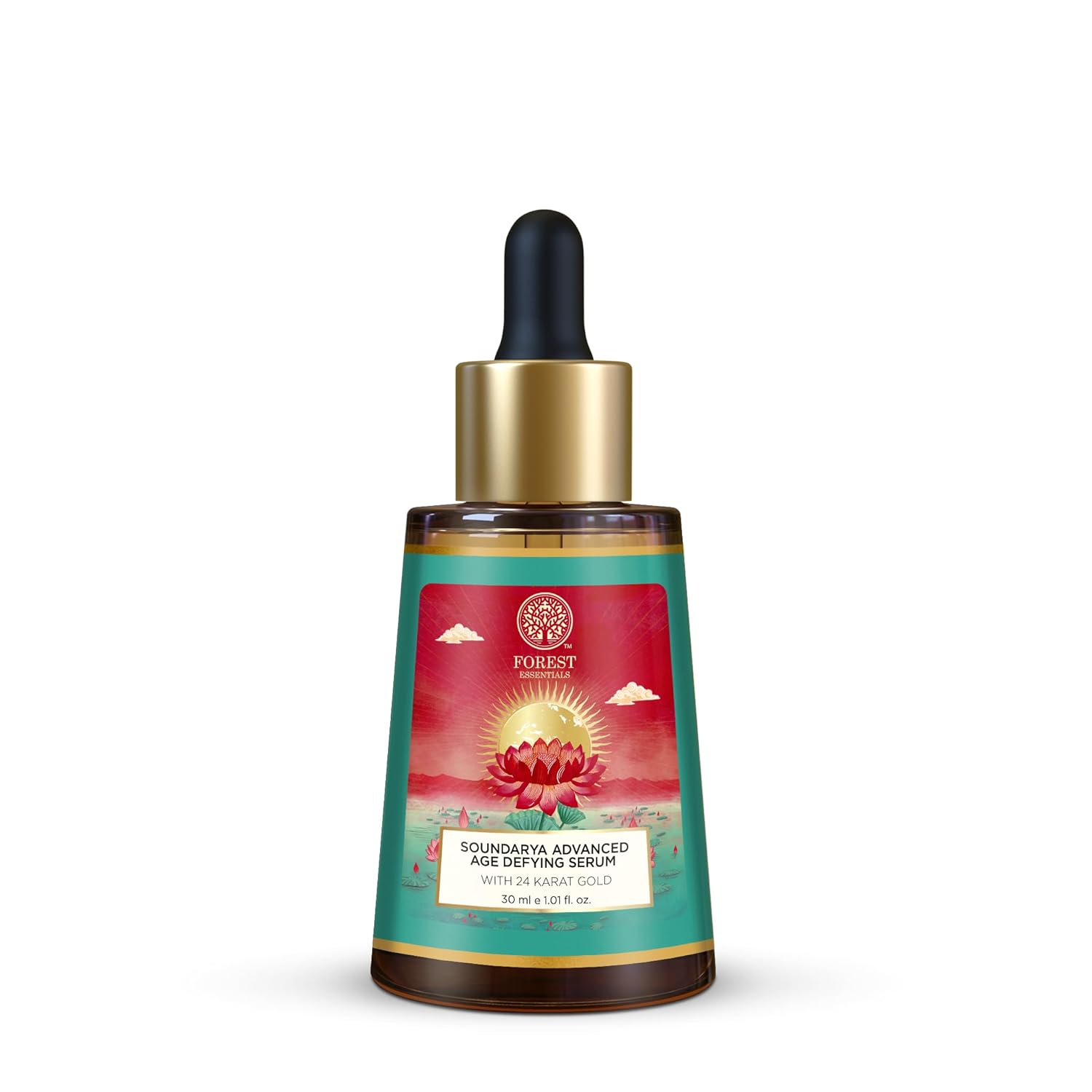 Forest Essentials Advanced Soundarya Age Defying Facial Serum with 24K Gold – 25ml