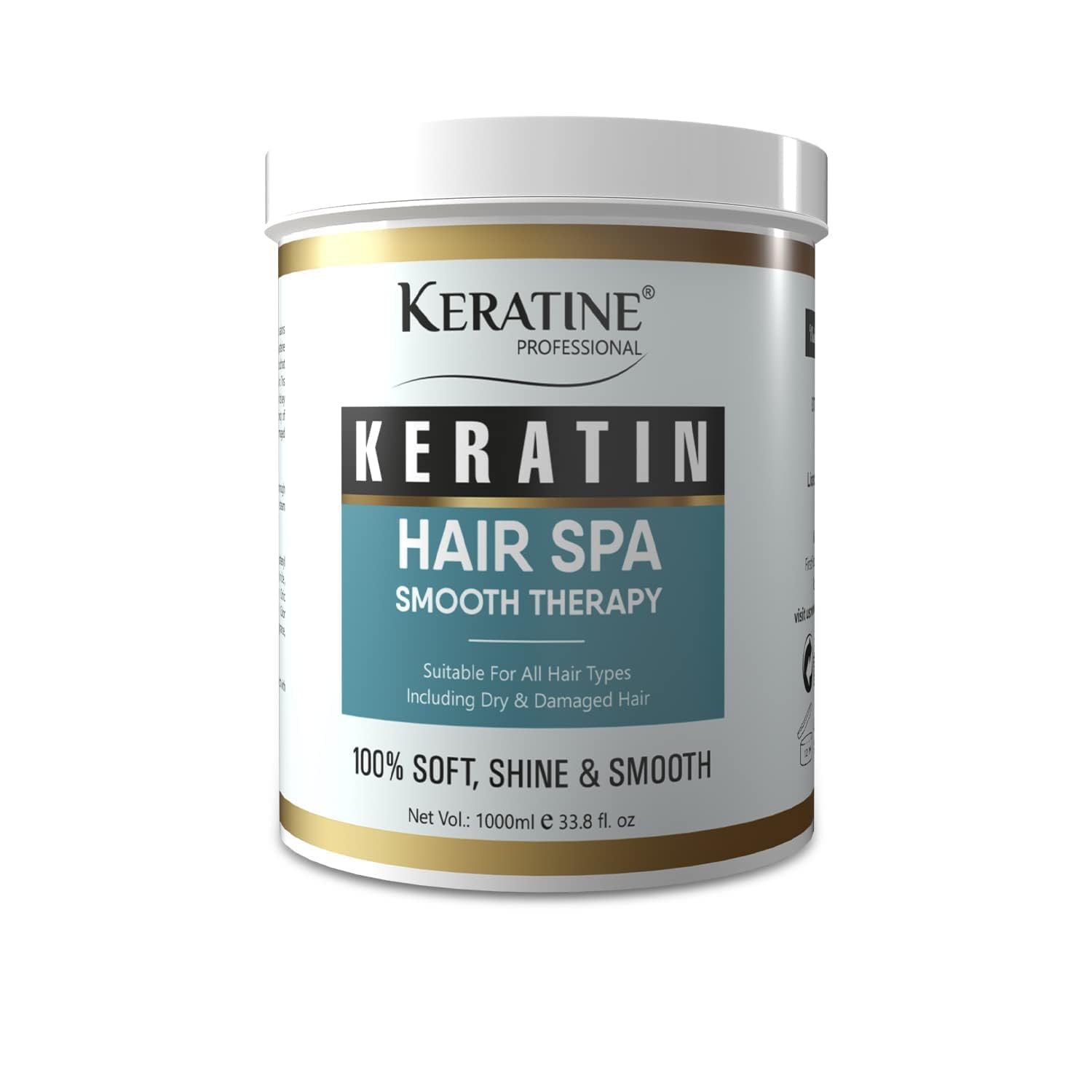 KERATINE PROFESSIONAL Premium Keratin Hair Spa – Smooth Therapy | 1 Count
