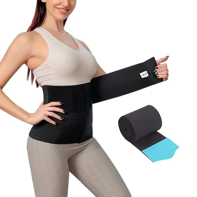 COIF Body Shapewear & Tummy Shaper Belt (Sky Blue) | For Women & Men