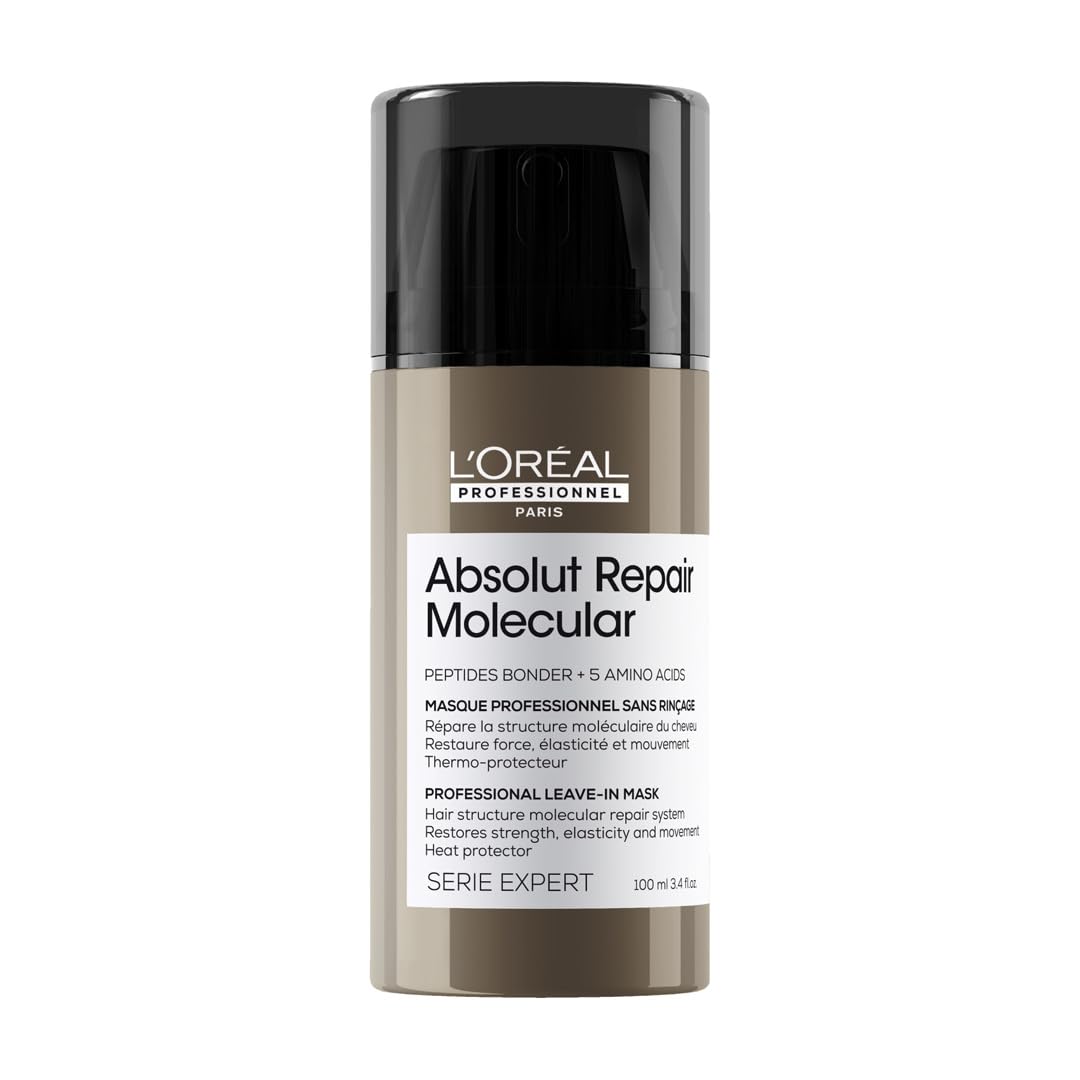 L'Oréal Professionnel Absolut Repair Molecular Deep Repairing Leave-In Cream | For Damaged Hair