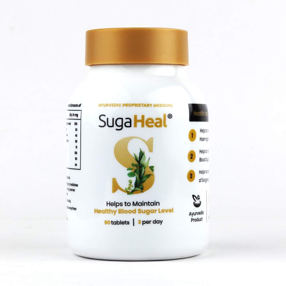 SugaHeal – Diabetes Care Tablets | 90 Tablets | Ayurvedic & Clinically Backed