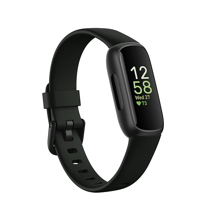 Fitbit Inspire 3 Health & Fitness Tracker (Midnight Zen/Black) | Includes 6-Month Premium Membership